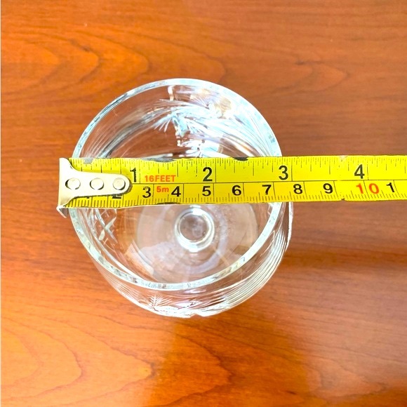 Set of 6 Cut-to-clear Crystal glasses brandy cognac Glasses Desert Glasses - Picture 7 of 7